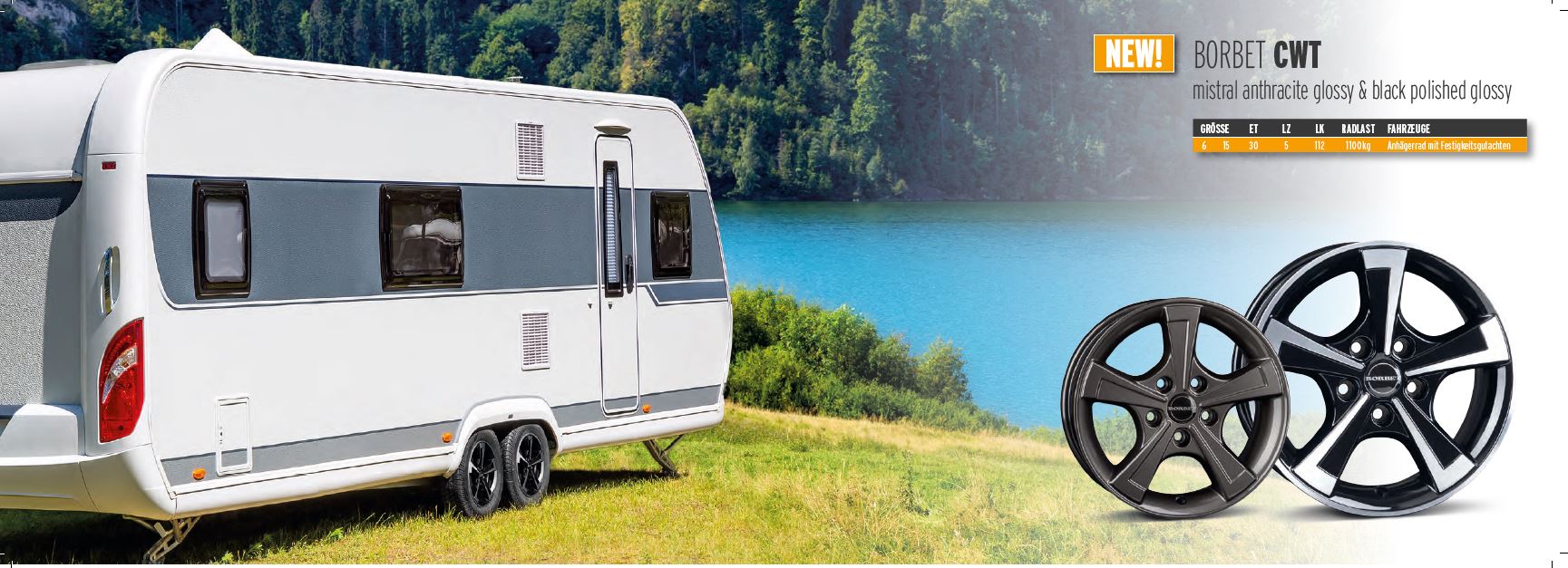 CWT caravan velgen